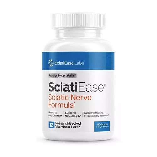 SciatiEase Labs Sciati Ease Sciatic Nerve Formula 120 Capsules - New! Exp 12/26