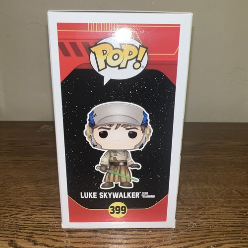 Funko Pop! Luke Skywalker Jedi Entrenamiento Star Wars 399 Lucas Película Juguete Coleccionable - Imagen 3 de 12