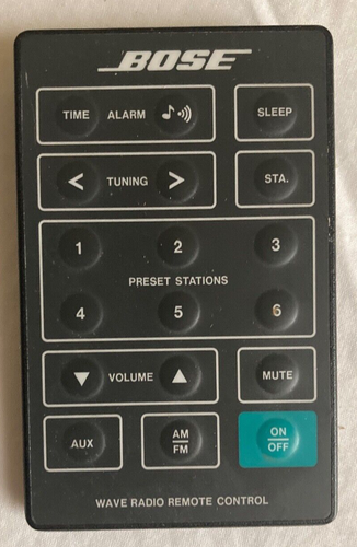 Black Bose Wave Radio AWR1W1  AM/FM Stereo/Alarm Clock with remote control - Picture 8 of 8