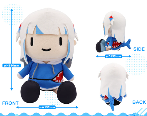 Hololive English Myth Smol 2° Anniversario Peluche Giocattolo Set di 5 Tipi - Foto 6 di 6