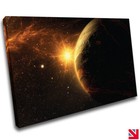 Alien Planet Space Fantasy CANVAS Wall Art Picture Print A4