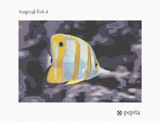 Tropical Fish 4 Needlepoint Kit or Canvas