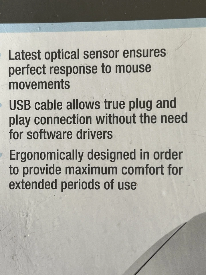 Targus Mouse  Optical USB Laptop Mouse Compact Travel New Sealed Case - Image 3 of 4