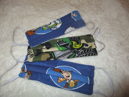 GESICHTSMASKEN ~ Kleinkindgröße ~ 3 Stück Handarbeit~Zur Rettung~NEU - Bild 7 von 7