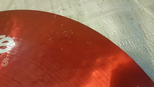 80's PAISTE 20" RIDE CYMBAL 5 - COLOUR SOUND  - made in  GERMANY - Picture 7 of 8