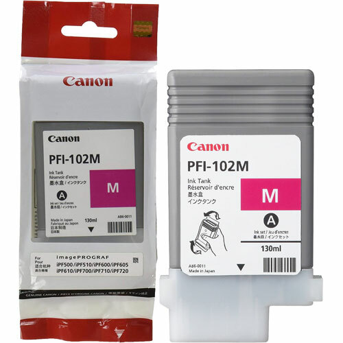 Canon imagePROGRAF iPF700 (PFI-102) Tintenpatronen-Set mit Standardkapazität - Bild 4 von 5
