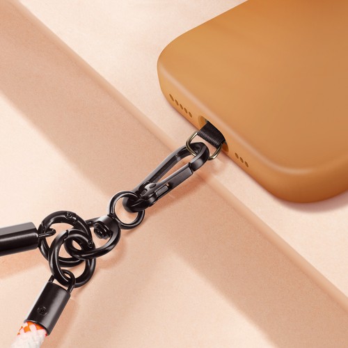 Avizar Cordon pour Téléphone Tour de Cou 60cm Attache Universelle Abricot Crush - Zdjęcie 4 z 6