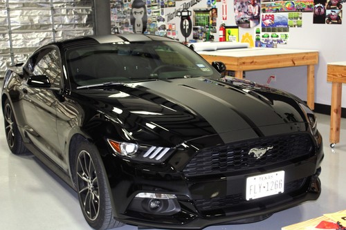FOR 15-25 FORD MUSTANG Racing Stripes TWIN 10 INCH Decal Vinyl Graphics 36 FEET - Picture 6 of 32