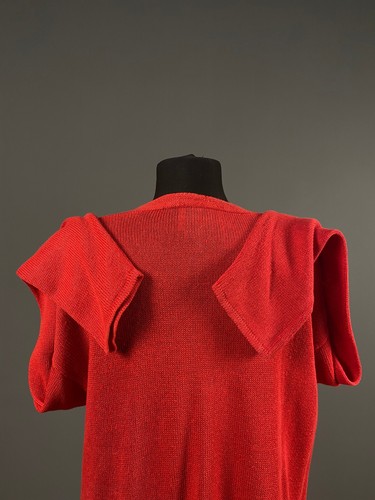 Iris von Arnim Damen Rot Leinen Baumwolle Strick Tunika Pullover Pulli Gr. S - Bild 5 von 9