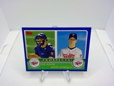 2003 Topps Prospects Joe Mauer/Justin Morneau Rookie Minnesota Twins #680
