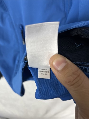 GoLite Men’s Full Zip Lightweight Jacket Medium Blue Windbreaker Stretch Reflect - Picture 10 of 16