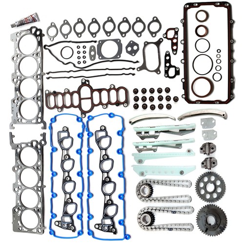 Engine Overhaul Kit For 97-99 Ford Expedition F-150 E-150 4.6L Timing Chain Kit - Picture 3 of 24