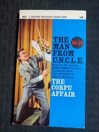 1967 Mann vom Onkel #13 Die Korfu-Affäre FN 6.0 Souvenir Taschenbuch TV Krawatte