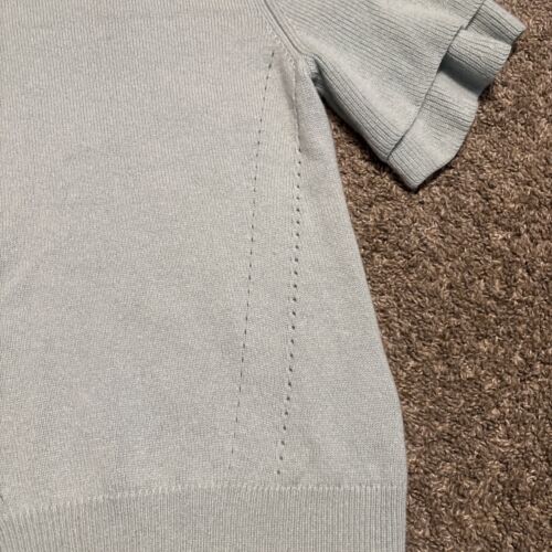 Todd & Duncan Banana Republic 100% Cashmere Sweater Womens Medium Flutter Sleeve - Picture 3 of 7