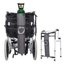 Oxygen Tank Holder for Wheelchair Medical Oxygen Cylinder Portable Backpack