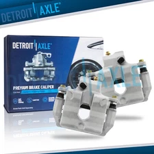 Pair Rear Disc Brake Calipers w/ Brackets Assembly for 2008 - 2014 Cadillac CTS