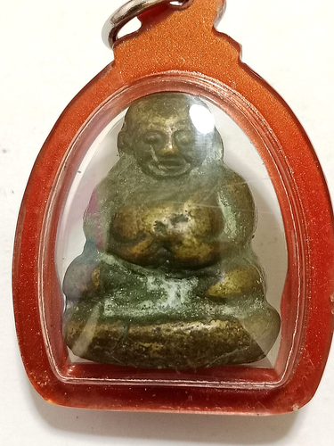 LP Ngern Wat Kwang Thai Amuleto Phra Sangkachai vecchia custodia Phichit regalo originale - Foto 13 di 21