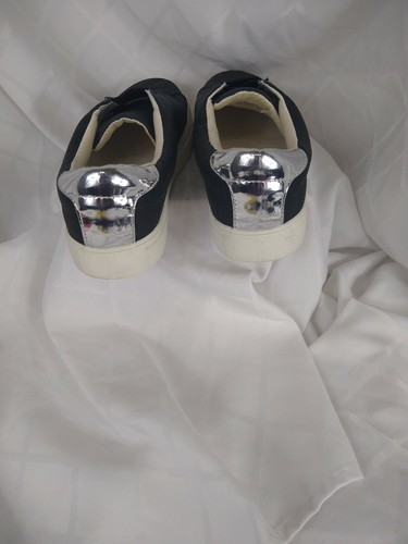 BRASH Slip On Shoes Sneakers Black and Silver women's Size US:10 EUR:42.5 UK:8.5 - Picture 3 of 11