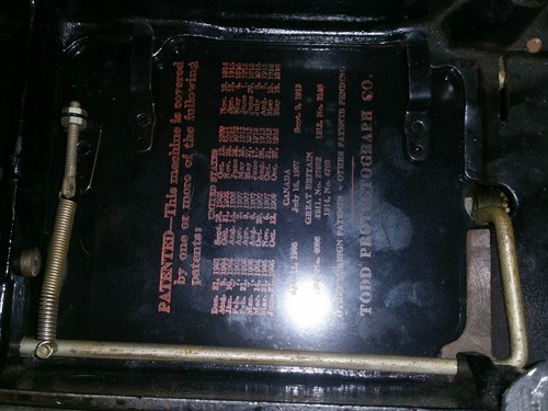 The Protectograph Check Writer by Todd Rochester NY 711874 - Picture 10 of 11