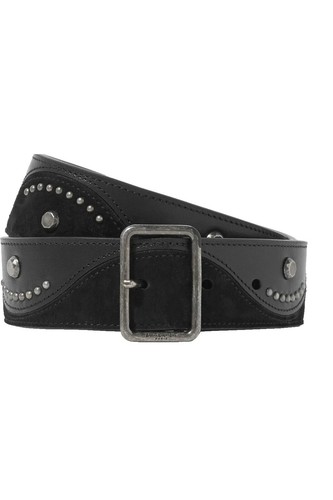 Visvim 22AW Plain Leather Belt 40mm Damaged Brown size 32