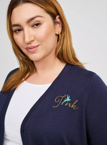 Suéter Torrid Disney Campanilla Azul Nuevo Con Etiquetas Nuevo 2X - Imagen 7 de 9