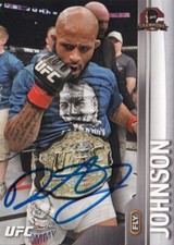 Demetrious Johnson Signed 2015 Topps UFC Champions Card #115 Autograph 197 191