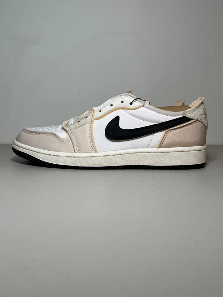 Zapatilla deportiva para hombre Air Jordan 1 Retro Low OG EX Coconut Milk talla 10,5 DV0982-100 Foto 3 de 4
