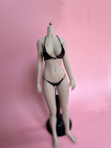 1/6 weiblicher schwarzer sexy BH Bikini Unterwäsche Kleidung passt 12 Zoll Figur Puppe Körper Spielzeug - Bild 2 von 3