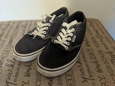 Vans Blue Trainers Shoes Old Skool Off The Wall Size 5.5 