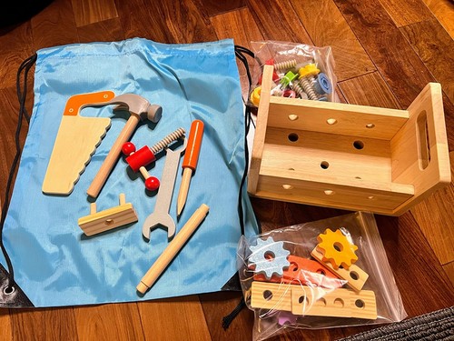 YLCCYABC Wooden Tool Set for Kids 3 4 5 Year Old, 30Pcs Educational STEM Toys - Picture 12 of 15