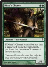 Nissa's Chosen ~ Moderately Played Zendikar MTG Magic UltimateMTG Green Card