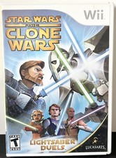 Star Wars the Clone Wars: Lightsaber Duels - Nintendo Wii (CIB, COMPLETE)