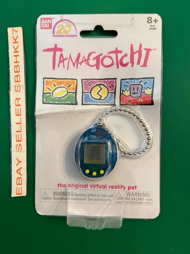 20th Anniversary Tamagotchi BAI-R1 Electronic Pet Blue New Free Shipping