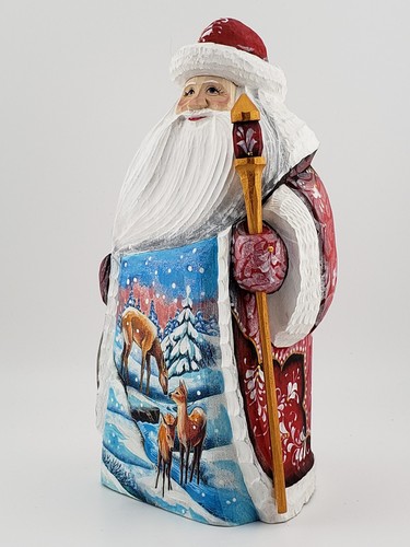 G.Debrekht Masterpiece Collection Deer Crossing Santa 8215947 - Picture 5 of 20