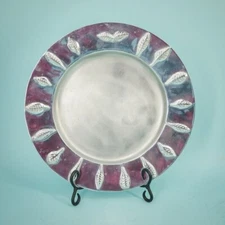 Portmeirion Round Metal Ware 2000 Seasons Collection 13 Inches Platter Tray 