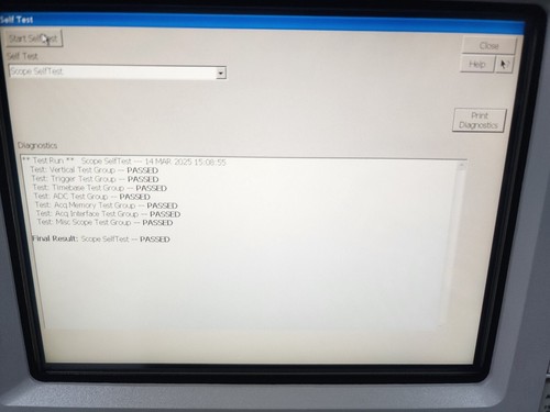 Agilent DSO80604B Infiniium Oscilloscope, 6 GHz 40 GSa/s, Op005, 1134A Probe 2ea - Picture 10 of 24