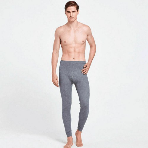 Herren Baumwolle lang Johns Loungewear Pyjamaunterteil Hose Hose Unterwäsche Nachtwäsche - Bild 8 von 12