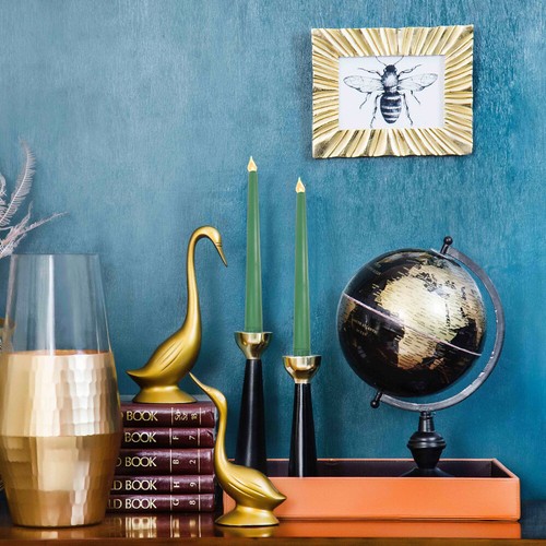 6PCS Fake Candle Light Flameless Candlesticks Flameless Taper Candles - Imagen 12 de 12