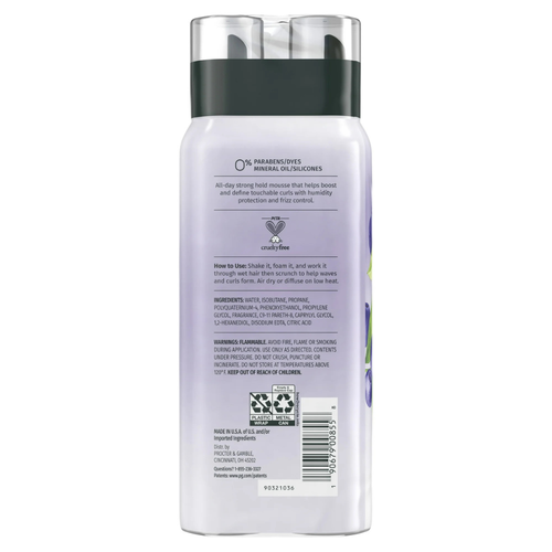 Herbal Essences Curl Boosting Mousse for Curly Hair, 24-Hour Hold, 2-Pack, 6.8Oz - Picture 11 of 12