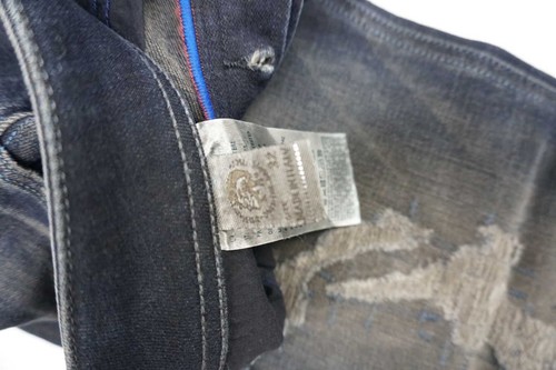 DIESEL SLEENKER 084DL W32 W28 Mens Denim Jeans Distressed Slim Fit Skinny NO QR - Picture 11 of 12