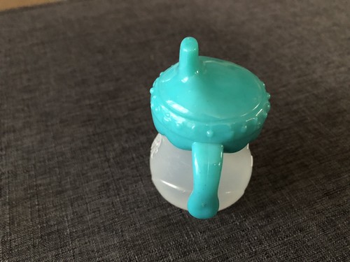 Baby Alive Doll Replacement Baby Bottle Sippy Cup Screw Top Cap Lid Blue Toy - Picture 2 of 5
