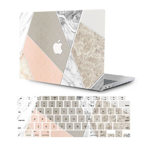 Marbled Frosted Matte HardShell+Keyboard Cover for MacBook Pro Air11 13 14 15 16 - Picture 37 of 58