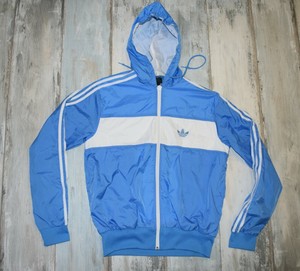 adidas windcheater blue