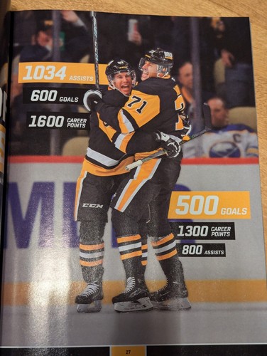 2024-25 Pittsburgh Penguins Team Yearbook Hockey SGA 3/2 Crosby Malkin Letang  - Picture 8 of 8