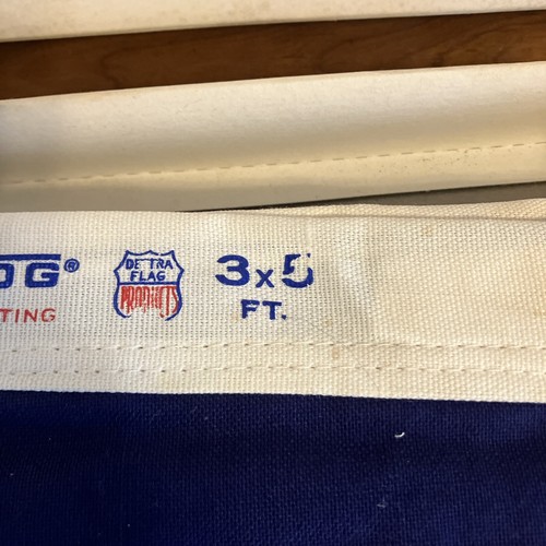 Vtg 1972 Dettra Flag 3’x5’ Star Spangled Banner American Flag *SEE DESCRIPTION * - Picture 7 of 18