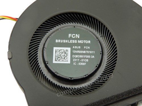 Coppia ventole originali CPU+GPU 13NR09M0T01011 13NR08Y0T01011 FCN DC 5V 0,5A - Foto 4 di 10
