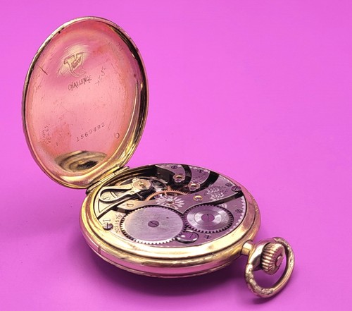Antique Illinois Pocket Watch 11 Jewels 12 Size S/N 3021676 Ca.1916 - Picture 9 of 18