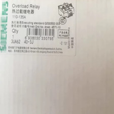 For Siemens 3UA62 40-3J 110-135A Thermal Overload Relay Industrial Parts Module