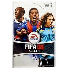 (Manual Only) FIFA 08 - Nintendo Wii Pristine Authentic Instruction Booklet Game