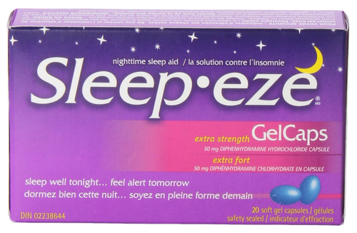 โจ Sleep.eze Extra Strength - 20 GelCaps, 50mg Each - Your Ticket to Dreamland! - Picture 4 of 5